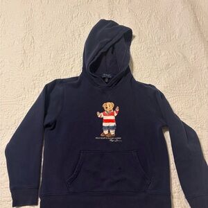 Polo Bear by Ralph Lauren Navy Kids Hoodie polo bear size 14/16